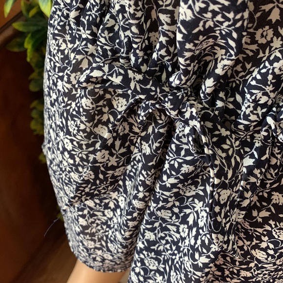 Vtg 80s sleeveless button down drawstring waist vest tunic top S - Picture 7 of 14